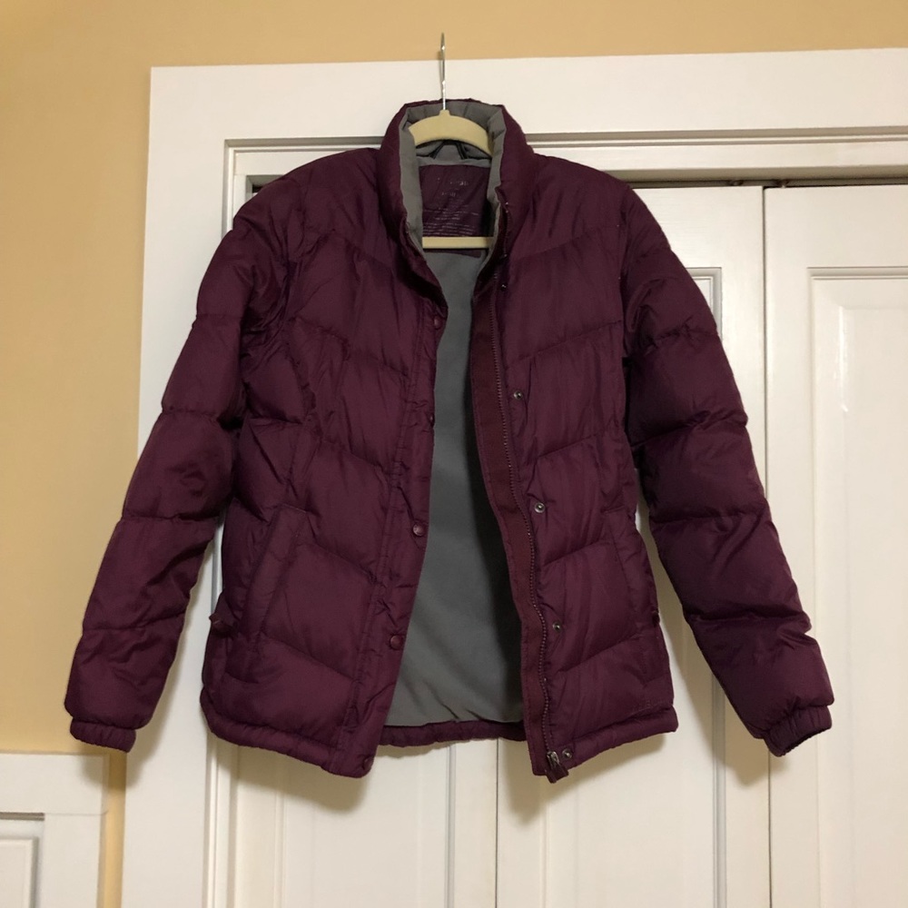 Purple L.L. Bean Winter Coat